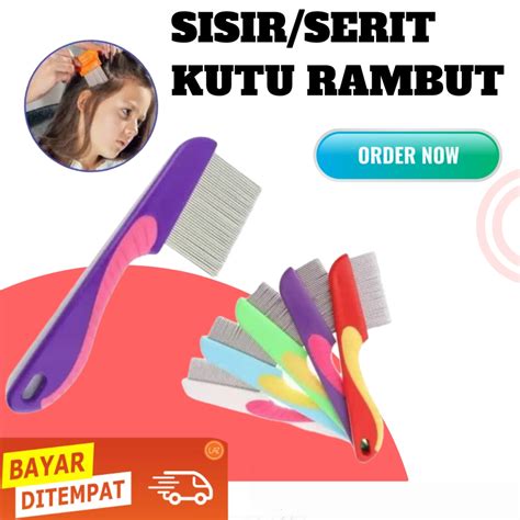 Sisir Serit Gagang Panjang Serit Kutu Logam Lazada Indonesia