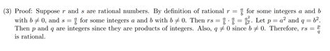 Solved Proof Suppose R And S Are Rational Numbers By