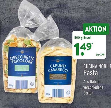 Cucina Nobile Pasta Angebot Bei ALDI Nord