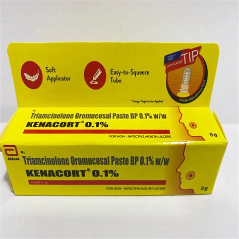 Kenacort 01 Oral Paste View Uses Side Effects