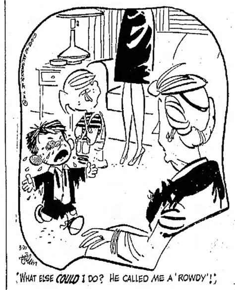 Dennis The Menace By Lee Holley Dennis The Menace Newspaper Comic