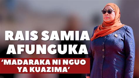 Rais Samia Afunguka Panga Pangua Mawaziri Madaraka Ni Nguo Ya Kuazima