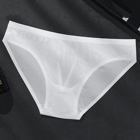 Elastic Stretchable Men S Briefs Low Waist Underwear Pouch Swimwear