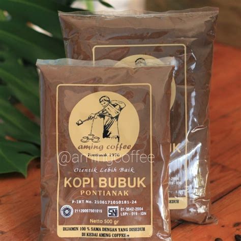 Jual Aming Coffee Kopi Legendaris Khas Pontianak Kemasan 200 Gram