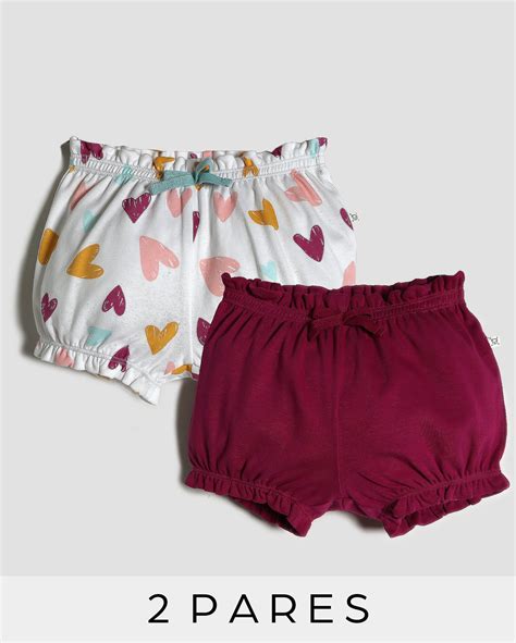 Riachuelo Kit Short Beb Babado Cora Es Multicor Baby Way By Riachuelo