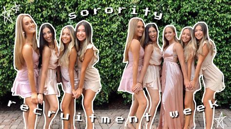 Sorority Recruitment Week Vlog Alpha Xi Delta Fau Youtube