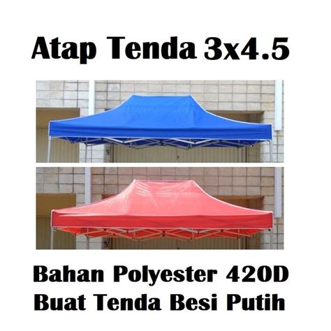 Jual Terpal Atap Tenda Lipat X Buat Tenda Besi Putih Tidak