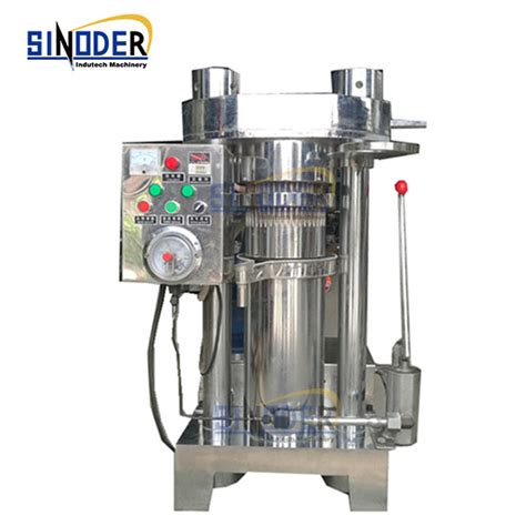 Automatic Cocoa Bean Hydraulic Oil Press Machine Castor Oil Press