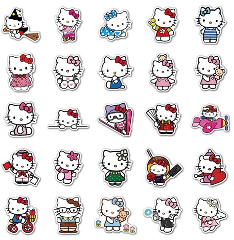 Hello kitty stickers | Etsy