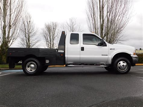 2002 Ford F 350 Super Duty Xlt 4x4 7 3l Diesel Dually Flat Bed