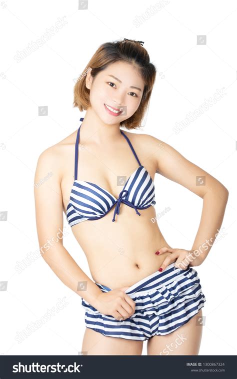 Beautiful Chinese Woman Wearing Sexy Bikini Stock Photo Shutterstock