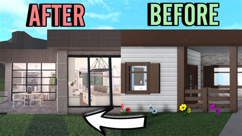 RENOVATING ANOTHER BLOXBURG STARTER HOUSE INTO A MODERN HOME Roblox