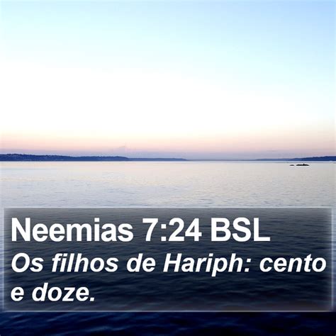 Neemias Bsl Os Filhos De Hariph Cento E