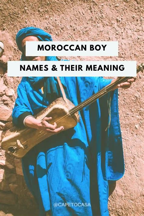 31 Moroccan Boy Names & Their Meaning | Explore Morocco