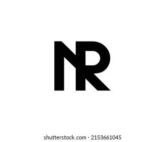 Nr Logo Design Vector Template Stock Vector (Royalty Free) 2153661045 | Shutterstock