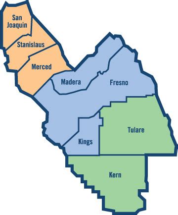 San Joaquin Valley Map - Alexia Lorraine