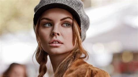 Wallpaper Anastasia Scheglova Women Blonde Portrait 2048x1365