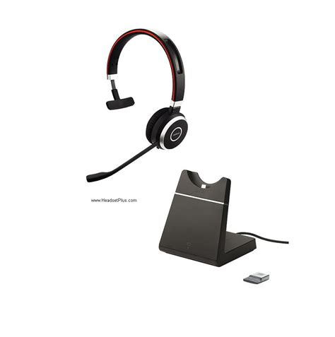 Jabra EVOLVE 65 MS Mono USB Bluetooth Headset With Charging Stand