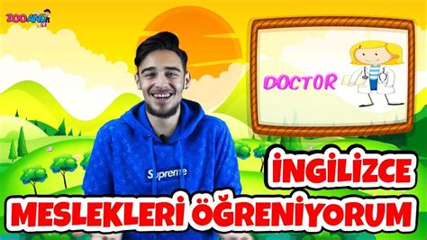 İngilizce Meslekler Meslekleri Öğreniyorum Çocuklar İçin Basit Kolay