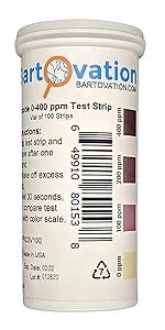 Amazon Hydrogen Peroxide H O Ppm Test Strip Kit Low Level