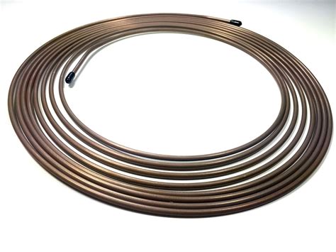 Ft Roll Of Copper Nickel Brake Line Tubing Walmart