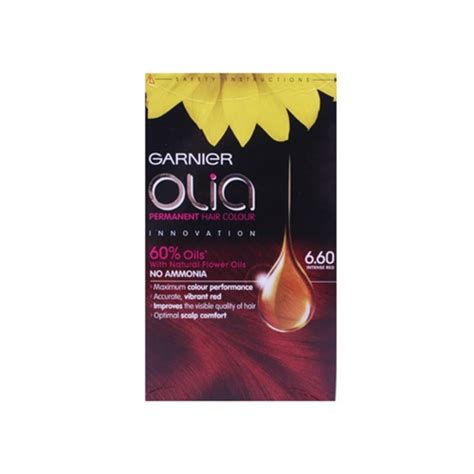 Garnier Olia 6 60 Intense Red Permanent Hair Dye Chemist Direct