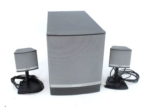 BOSE COMPANION 3 Series II Multimedia Speaker System In Grey SA8 9