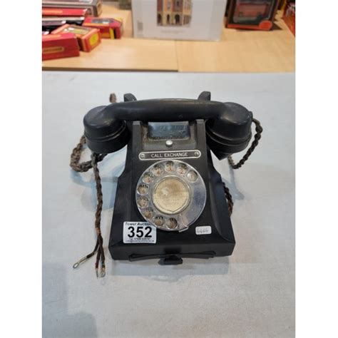 A Good Rare Gpo L Bakelite Telephone From The S Complete With