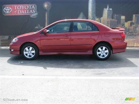 2007 Impulse Red Pearl Toyota Corolla S 4088410 GTCarLot Car