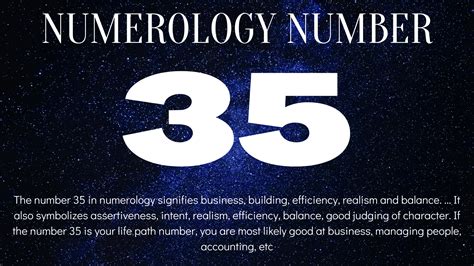 Numerology The Meaning Of Number 35