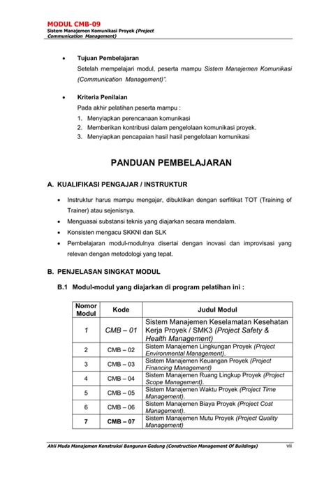 Cmb Sistem Manajemen Komunikasi Pdf