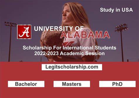 University Of Alabama Scholarships For International Students In USA