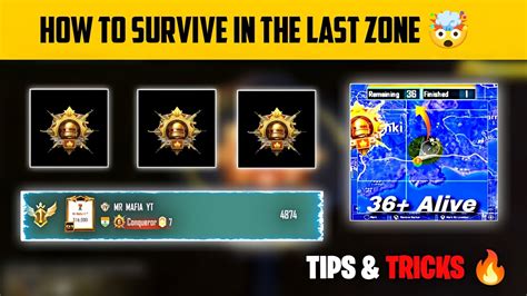 🇮🇳how To Survive In Last Zone High Kills 🤗 Solo Rank Push Tips And Tricks Youtube