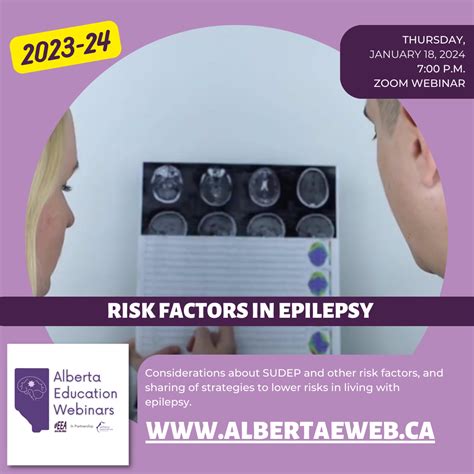 Risk Factors In Epilepsy Alberta Epilepsy Education Webinars