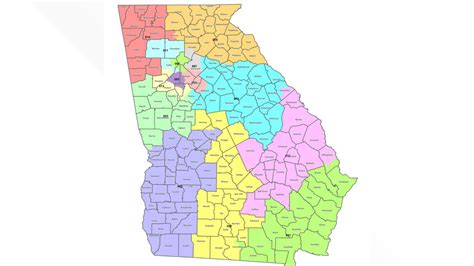 New congressional map would bring changes to Georgia districts | 13wmaz.com