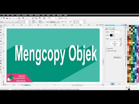 Tips Mengcopy Objek Dengan Cepat Di CorelDRAW YouTube