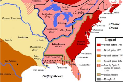 North American Land Claims 1763 Proclamation Line