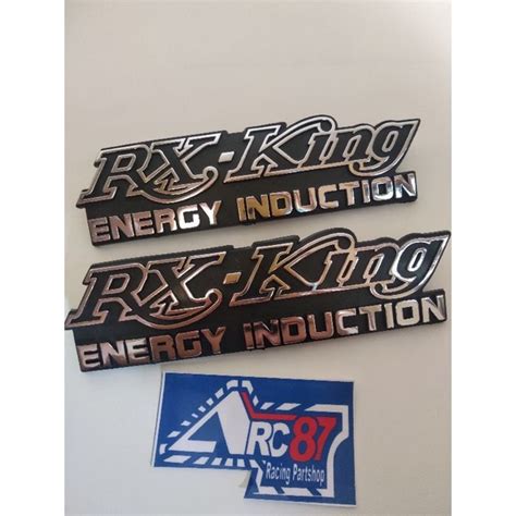 Jual EMBLEM TEMPONG BOX AKI CROME SILVER LOGO BOX AKI RX KING CROME