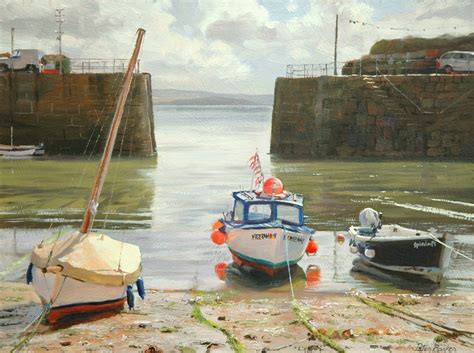 Peter Barker's Palette: Incoming Tide, Mousehole