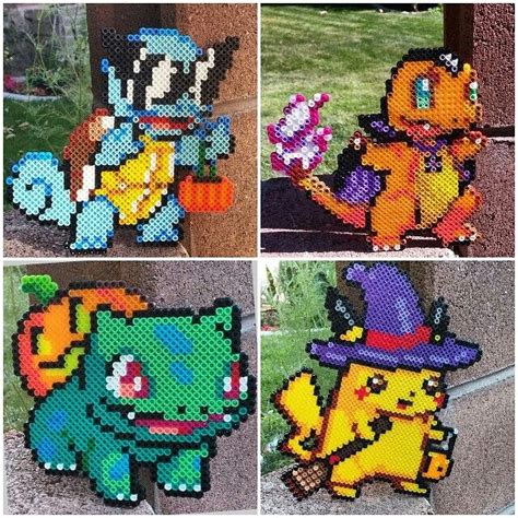 All Ready For Halloween Perlerbeads Perlerart Perlerbead Halloween