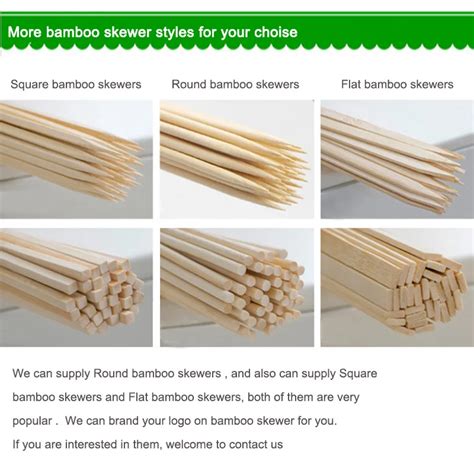 Disposable Bamboo Bbq Skewer Cm Cm Stick Buy Bamboo Skewer Bamboo