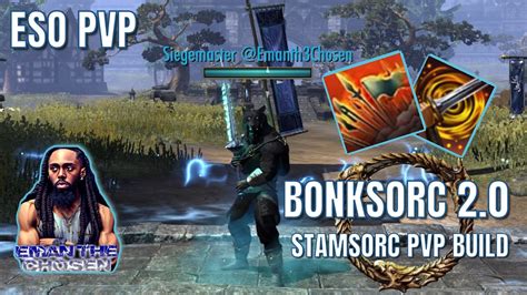 Eso Pvp Bonksorc Strongest Stamsorc Pvp Build Youtube