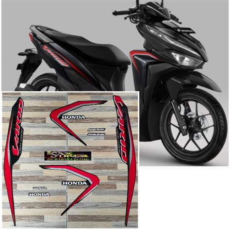 Jual Striping Original Honda Vario Hitam Tahun Shopee Indonesia