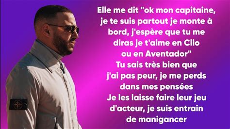 Djadja Dinaz Capitaine Paroles Lyrics YouTube Music