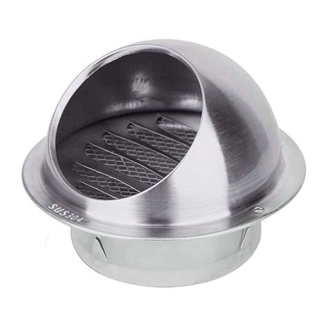 Buy Bull Nose Chimney Cowl Cap Stainless Steel Wall Air Vent With Grill