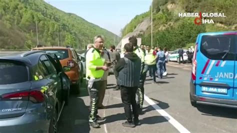 Bolu da zincirleme trafik kazası Dailymotion Video