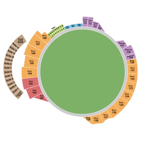 Grand Prairie Stadium Seating Chart Star Tickets