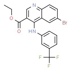 CAS 449197 54 0 Ethyl 6 Bromo 4 3 Trifluoromethyl Phenyl Amino