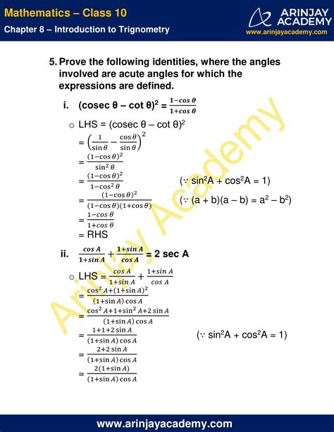 NCERT Solutions For Class 10 Maths Chapter 8 Exercise 8 4