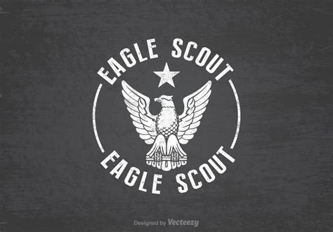 Eagle Scout Logo Vector Art